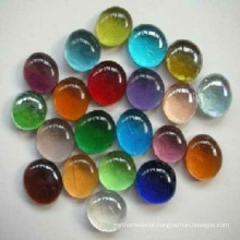 Nice flat glass marbles for home decoration